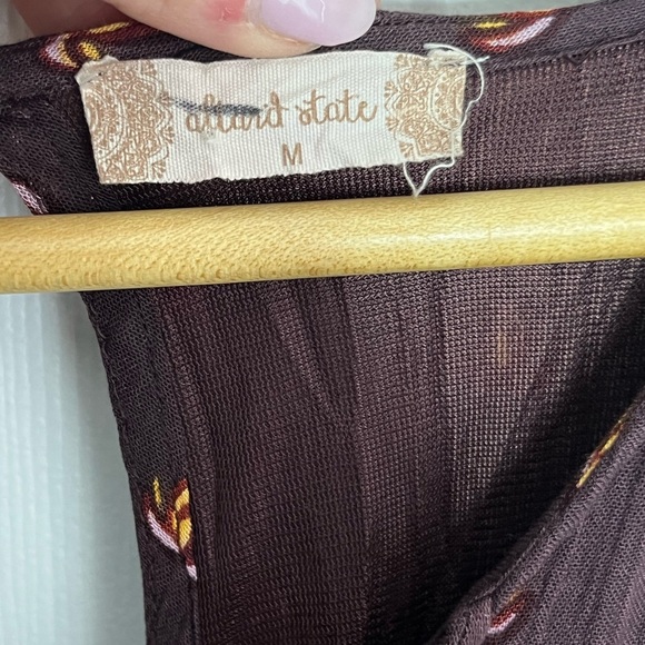 Altar’d State Floral Boho Long Sleeve Mini Dress - Picture 3 of 6